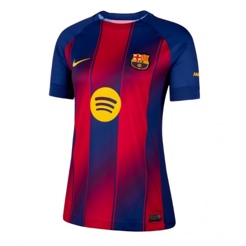 Lacne Ženy Futbalové dres Barcelona Lamine Yamal #10 2025-26 Krátky Rukáv - Domáci